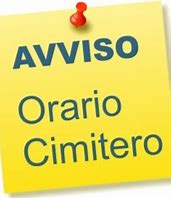 avviso cimitero immagine